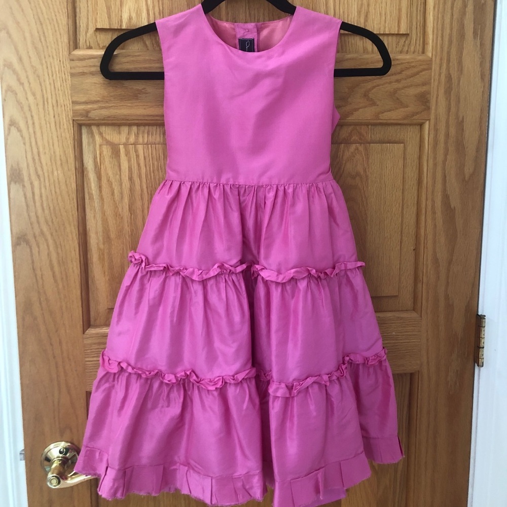 Oscar de la Renta pink girls dress